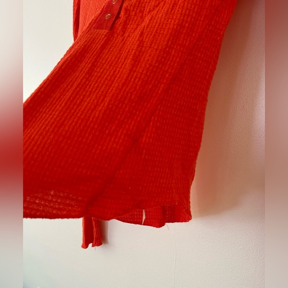 Intimately Free People One Of The Girls Coral Waffle size small - Picture 6 of 6